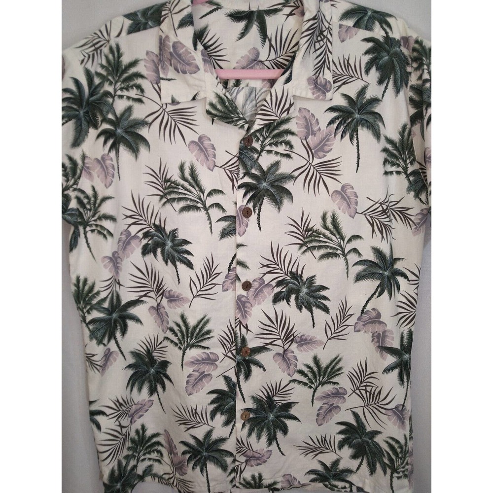 Men's Palmwave Hawaiian Caribbean Shirt Size L